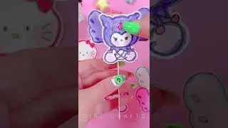 Cute Sanrio Paper Craft #shorts #youtubeshorts