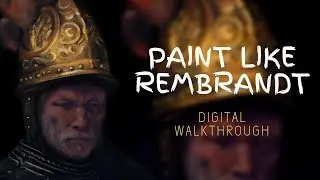 Rembrandt Study - Krita Speedpaint by OPHANAP 2019