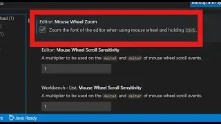 How to Zoom In and Out in VS Code Using Mouse Wheel