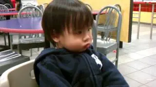 Miles doesn't like junk food