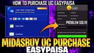Midasbuy uc purchase easypaisa | easypaisa Midasbuy uc purchase | pubg uc purchase in easypaisa