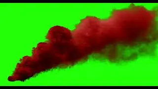 4K Green Screen Free - BLOWING SMOKE DIFFERENT COLORS