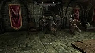 Skyrim: General Tullius and Legate Rikke vs Ulfric Stormcloak and Galmar
