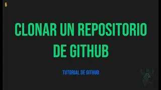 Clonar un Repositorio de GitHub