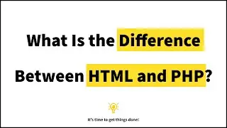 ✅ What Is the Difference Between HTML and PHP? | [ HTML Question & Answer ]