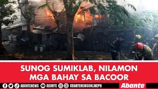 Sunog sumiklab, nilamon mga bahay sa Bacoor