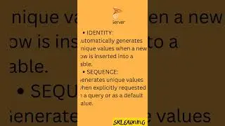 Difference Between SEQUENCE and IDENTITY in SQL Server | SQL Tips