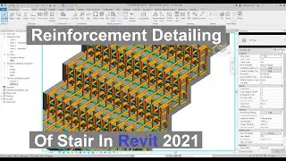 SP01-Reinforcement detailing of stair in Revit 2021