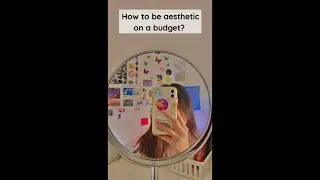 How to be aesthetic on a budget? #aesthetic #shorts #fashion #cute #vintage #fashiontips #trending
