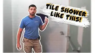 HOW TO TILE A SHOWER. BATHROOM REMODEL - STEP BY STEP - PART 4: