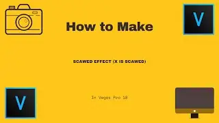 How To Make Scawed Effect (X Is Scawed) (LOUD) l Vegas Pro 18