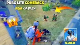Pubg Lite Comeback Update is Here 😍 Pubg Lite Update 0.28.0 | New Season 25 | Pubg Lite 2024 🔥