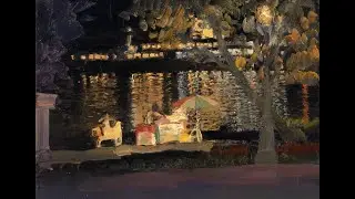 Evening Lights (I) accompanied by Gymnopédie No1 by Erik Satie. Paintings by Bato Dugarzhapov