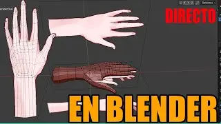 modelando en blender 3d  las manos para juegos resumen  / TaktGame