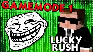 GAMEMODE 1 TROLL | Minecraft LUCKY RUSH | baastiZockt