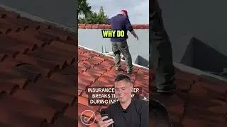 Well, that one’s getting bought😂 #roofing #roofingfails #reaction #fail #insuranceadjuster