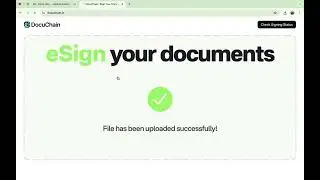 How to Sign Documents Online via DocuChain | Step by Step Guide