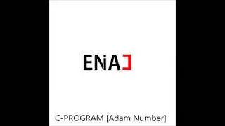 Easy program for Adam number|ENIAC