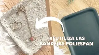 Como CONVERTIR las BANDEJAS de POLIESPAN en ESTO | Manualidades fáciles EL TALLER DE AJ