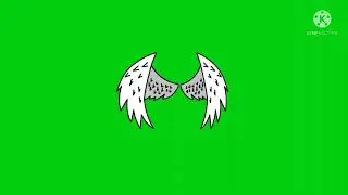 Gacha wings animation green screen free to use.