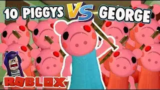 10 PIGGY VS GEORGE | Who Will Win? | Kori Roblox