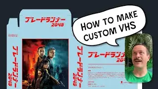 How to make VHS labels & covers