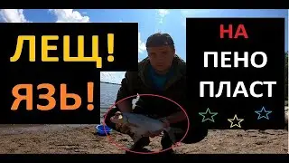 Язь и Лещ на пенопласт Рыбалка в Сибири