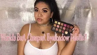 💖WORLD'S BEST CHEAPEST EYESHADOW PALETTE?! Aphrodite Eyeshadow Palette: Huda Rose Gold Palette Dupe