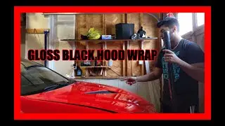 Gloss Black Hood Wrap Genesis Coupe