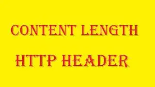 Content Length http header