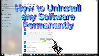 How to Uninstall Software in Laptop  💻🗑️ || Window 11: laptop sy app uninstall kesy krein