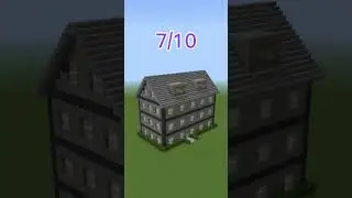 Rating builds in Minecraft! #shorts