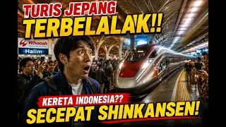 TERBELALAK!! Turis Jepang Tak Percaya Kereta Cepat Indonesia Secepat Shinkansen