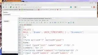 PHPMyAdmin & MySQL & PHP introduction 07: A basic Guestbook Part 1