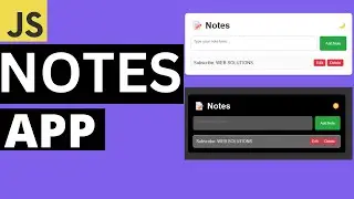 How to Build a Note-Taking App with HTML, CSS, and JavaScript