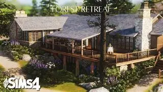 The Sims 4 - Forest Retreat - (ASMR) Relaxing Speed Build
