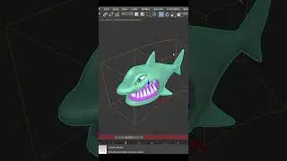 🐬 Easy Baby Shark Animation in 3ds Max for Beginners! 🎶🎥 
