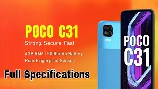 POCO C31 Launch in india || Poco c31 review || Poco c31 full Specifications || flying high tecnical