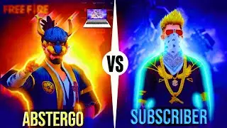 free fire 1vs1 gameplay || me vs subscriber || government laptop gameplay||free fire#abstergogaming