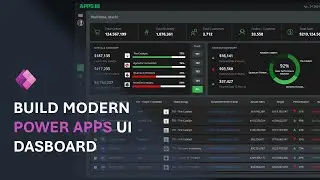 Power Apps Modern UI and Gallery (Dark)