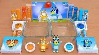 Bluey vs Bingo - Mixing Makeup Eyeshadow Into Slime ASMR #2