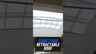 Megavent's Courtyard Retractable Roof in India- www.megavent.co.in