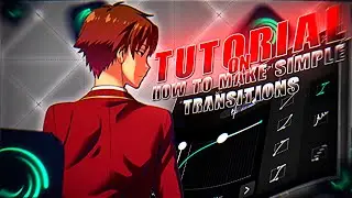 AMV 🙂 (how to make simple transitions 😊) |I Alight Motion - Tutorial