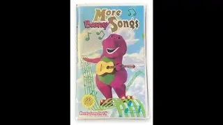 More Barney Songs 1999 VHS