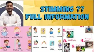Examples of STIMMING behaviour-hand flapping ,hitting ,echolalia, jumping etc (cure virtual Autism)