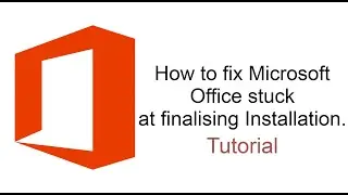 How to fix Microsoft Office stuck at finalising Installation. Easy fix