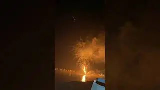 Fireworks at Short Sands Beach in York Maine