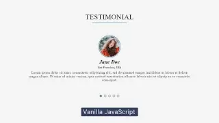 Responsive Testimonial Slider Using HTML,CSS & JavaScript | Auto-Sliding Testimonial Carousel