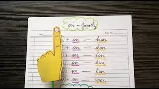 CVC Words of Letter o | Blending of Letter o | Phonics Sound | CVC Words