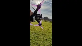 One of my first flights, trying to do some rolls